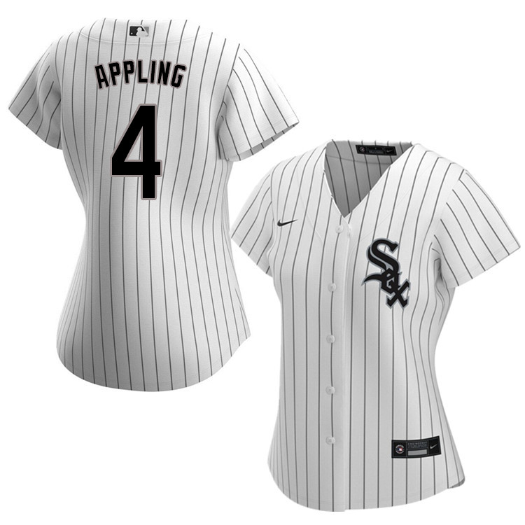Nike Women #4 Luke Appling Chicago White Sox Baseball Jerseys Sale-White